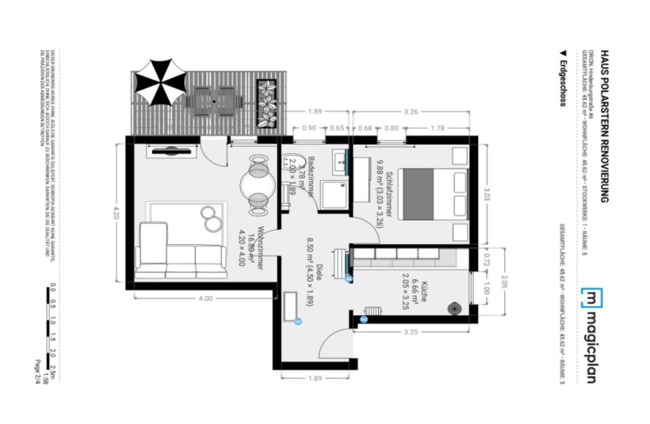 Haus Polarstern Ferienwohnung Orion Borkum Eksteriør bilde